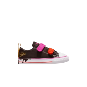 Converse Willy Wonka x Chuck Taylor All Star Easy On Low TD 'Chocolate Drip 'Sneakers Brown/Pink/White A08157C