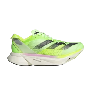 adidas Wmns Adizero Adios Pro 3 'Lucid Lemon' Sneakers Aurora Black/Zero Metallic/Radiant Lemon IG6429