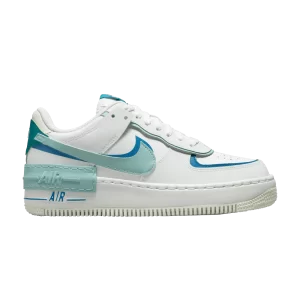 Nike Wmns Air Force 1 Shadow 'White Industrial Blue Teal' Summit White/Industrial Blue/Geo Teal/Mineral DZ1847 101