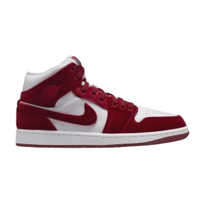 Wmns Air Jordan 1 Mid 'Red Velvet' White/Black/White/Team Red FZ3334 100