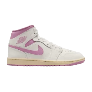 Wmns Air Jordan 1 Mid 'Strawberries & Cream 'Sneakers Sail/Pink/Coconut milk BQ6472 162