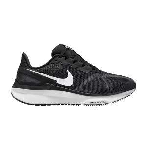 Nike Wmns Air Zoom Structure 25 Wide 'Black White' Black/Dark Smoke Grey/White FN7996 001