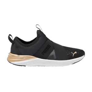 Puma Wmns Better Foam Prowl Slip-On 'Black Gold' Black/Gold/Ash gray 378754 01