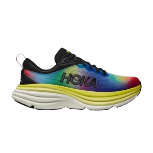 HOKA Wmns Bondi 8 'Rainbow' Sneakers Black/Multicolor 1127952 BKML