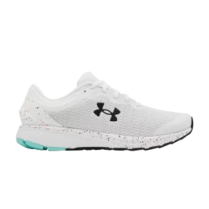 Under Armor Wmns Charged Escape 3 'Big Logo – Paint Splatter 'Sneakers White/Black 3025151 100