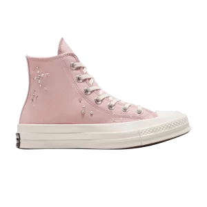 Converse Wmns Chuck 70 High 'Pearls & Studs – Flush Stone 'Sneakers Flush Stone/Blush Hash/Egret A12511C