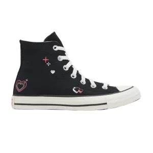 Converse Wmns Chuck Taylor All Star High 'Y2K Heart – Black 'Sneakers Black/Vintage White/Fever Dream A09116C