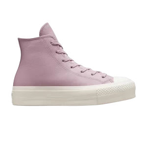 Converse Wmns Chuck Taylor All Star Lift Platform Leather High 'Phantom Violet 'Sneakers Phantom Violet/Egret/Silver A07130C