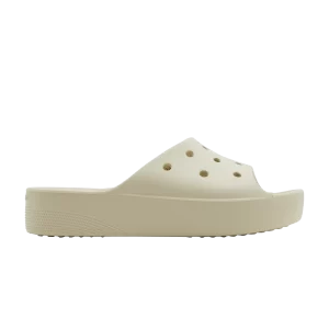 Crocs Wmns Classic Platform Slide 'Bone' Sneakers Bone 208180 2Y2