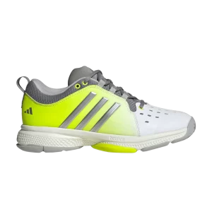 adidas Wmns Court Pickleball 'White Lucid Lemon' Sneakers Cloud White/Metallic Silver/Black IG8959