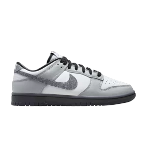 Nike Wmns Dunk Low LX 'Glitter Swoosh' White/White/Light Smoke Gray/Multicolor HQ3462 191