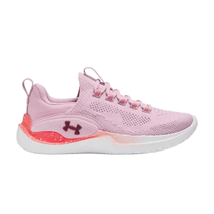 Under Armor Wmns Flow Dynamic 'Pink Shadow Deep Red' Sneakers Pink Shadow/Venom Red/Deep Red 3026107 601