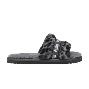 Sneakers Puma Wmns Fluff Slide 'I Am The Drama – Gray Leopard 'Mineral grey/Storm slate/Black 395434 02