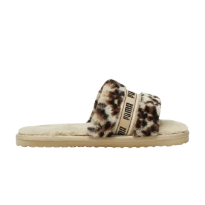 Sneakers Puma Wmns Fluff Slide 'I Am The Drama – Putty Leopard 'Putty/Brown mushroom/Black 395434 01