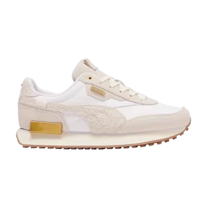 Sneakers Puma Wmns Future Rider PED 'White Frosted Ivory 'White/Matte Ivory/Gold Team 392699 01