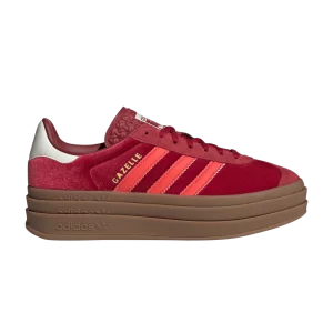 adidas Wmns Gazelle Bold 'Bright Red Velvet' Sneakers Red/Bright red/White color IG4388