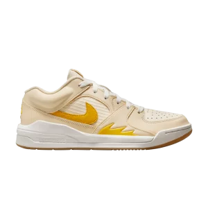 Air Jordan Wmns Jordan Stadium 90 'Sunshine' Sneakers Light Vanilla/Yellow Brown/Coconut Milk White/Travel Yellow/Safety Orange/Rubber Light Brown FN0584 200