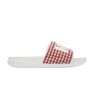 Nike Wmns Offcourt Slide 'Mystic Red Plaid' Mystic Red/Ghost/White FN6603 600