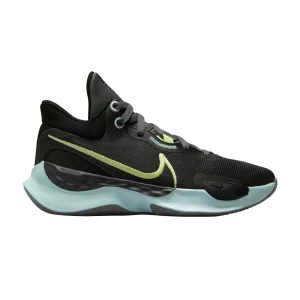 Nike Wmns Renew Elevate 3 'Black Jade Ice' Black/Iron Grey/Jade Ice/Pastel Yellow FQ8971 001