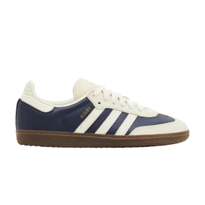 adidas Wmns Samba OG 'Night Indigo Crew White' Night Indigo/White Cream/Metallic Gold IG1968