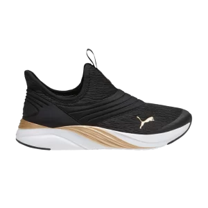 Sneakers Puma Wmns Softride Sophia 2 'Slip Metal – Black 'Black/Gold/White 378789 01