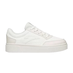 Anta Wmns Thick-Soled Skate Low 'White Light Pink 'Sneakers White 922228005 3