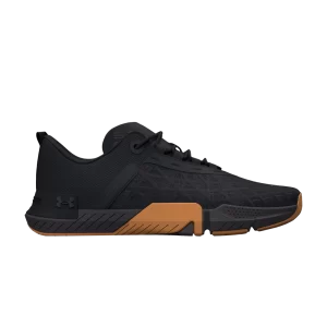 Under Armor Wmns TriBase Reign 5 'Black Gum' Sneakers Black/Grey 3026022 003