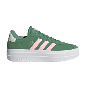 adidas Wmns VL Court Bold 'Preloved Green Pink Spark' Sneakers Green/Sparkle Pink/Ivory IH0365