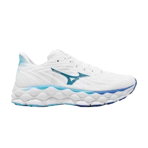 Mizuno Wmns Wave Sky 8 Super Wide 'White Mugen Blue 'White/Mercury blue J1GD241221