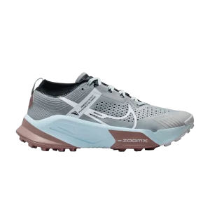 Nike Wmns ZoomX Zegama 'Light Smoke Glacier Blue' Light Smoke Grey/Black/Glacier Blue/White DH0625 005