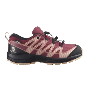 Salomon XA Pro V8 CSWP Junior 'Earth Red Almond Cream' Earth Red/Black/Almond Cream L41614400