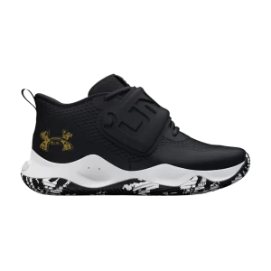 Under Armor Zone BB 2 GS 'Black Metallic Gold' Sneakers Black/Gold metallic 3026637 001