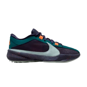 Nike Zoom Freak 5 'Nigerian Nightmare' Geode Teal/Purple Ink/Total Orange/Jade Ice DX4985 300