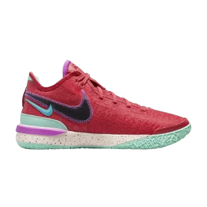 Nike Zoom LeBron NXXT Gen EP 'Track Red' Track Red/Black/Thil Nebula/Emerald Sunrise DR8788 600