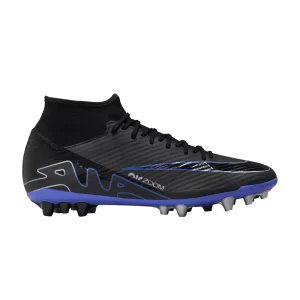 Nike Zoom Mercurial Superfly 9 Academy AG 'Shadow Pack' Black/Hyper Royal/Chrome DJ5622 040