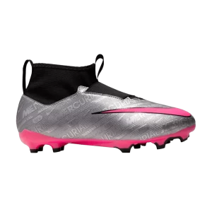 Nike Zoom Mercurial Superfly 9 Academy FG MG GS '25th Anniversary Pack' Metallic Silver/Black/Volt/Hyper Pink FJ2032 060