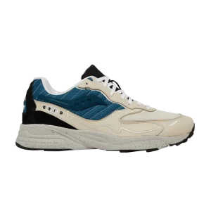 Saucony 3D Grid Hurricane 'Cream Blue' Sneakers Cream/Blue S70670 2