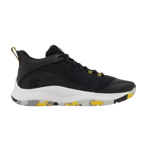 Under Armor 3Z5 Curry 'Black White' Sneakers Black/White/Yellow/Gray 3023087 004