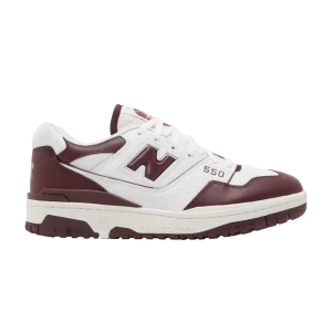 New Balance 550 'White Burgundy' Sneakers White/Burgundy BB550BZ1