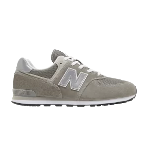 New Balance 574 Big Kid 'Core Pack – Gray White 'Grey/White GC574EVG