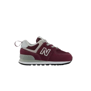 New Balance 574 Bungee Toddler Wide 'Core Pack – Burgundy 'Burgundy/White ID574EVM W