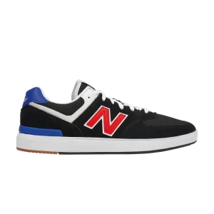 New Balance 574 Court 'Black Red Blue' Sneakers Black CT574RPR