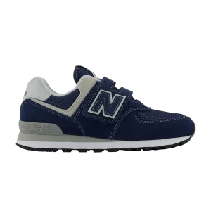 New Balance 574 Hook and Loop Little Kid 'Core Pack - Navy' Navy/White PV574EVN