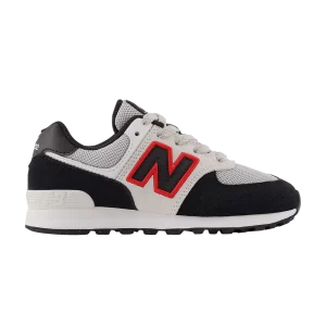 New Balance 574 Little Kid 'Black Nimbus Cloud Red' Sneakers Black/Cloud Nimbus/True Red PC574SV1