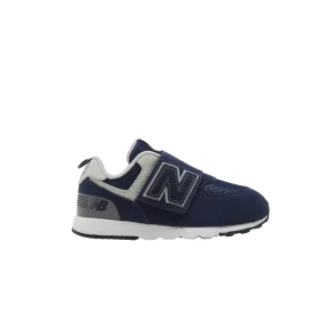 New Balance 574 New-B Hook & Loop Toddler 'Navy White' Sneakers Navy/White NW574NV