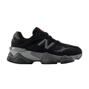 New Balance 9060 Little Kid 'Black Castlerock' Sneakers Black/Castlerock PC9060BK