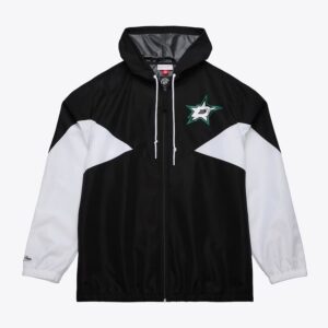 Mitchell & Ness Black Dallas Stars Ultimate Lightweight Full-Zip Windbreaker Jacket Black 1378458