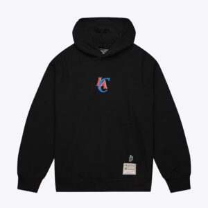 Mitchell & Ness Black LA Clippers SUGA Glitch Pullover Hoodie Black 1577225