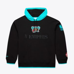 Mitchell & Ness Black Memphis Grizzlies Team OG 3.0 Vintage Fleece Pullover Hoodie Black 1500509