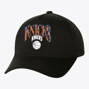 Mitchell & Ness Black New York Knicks SUGA x NBA Glitch Snapback Hat Black 1590071